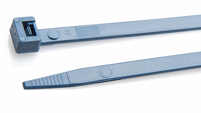 Metal detectable cable ties