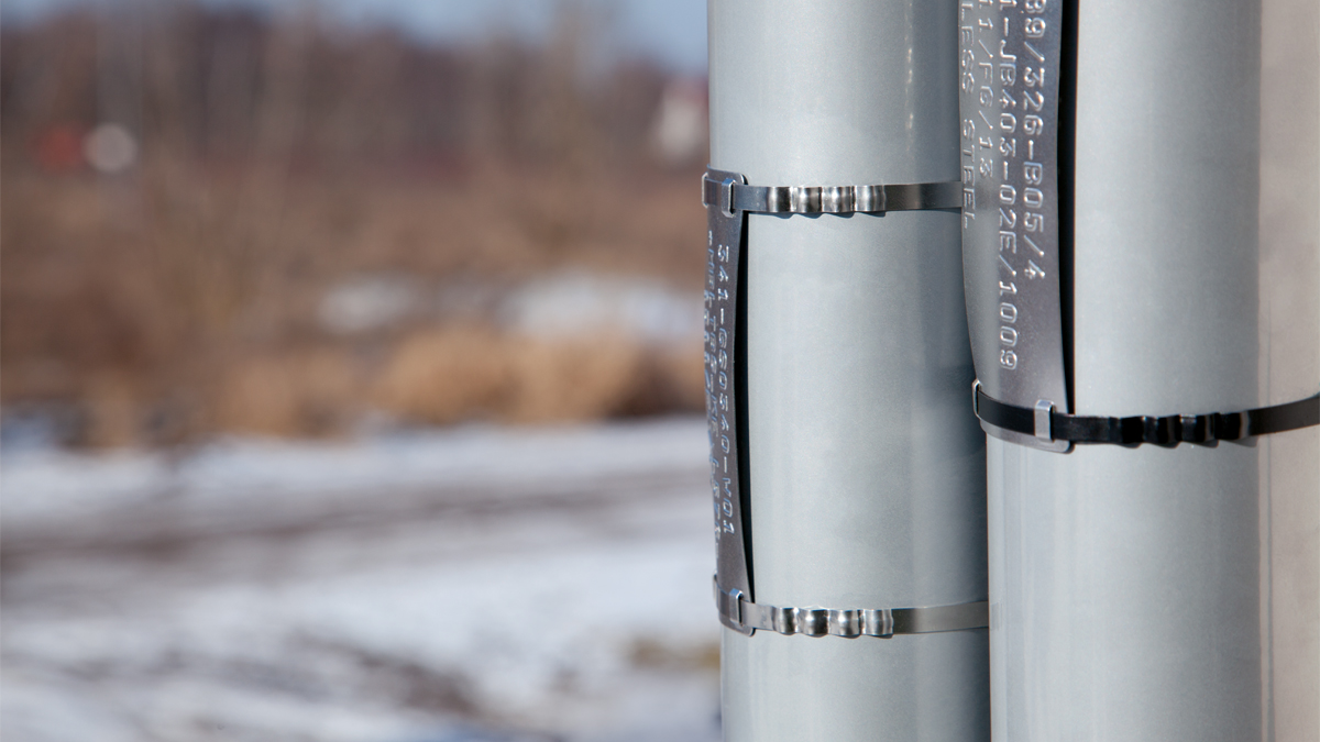 Stainless steel spring ties